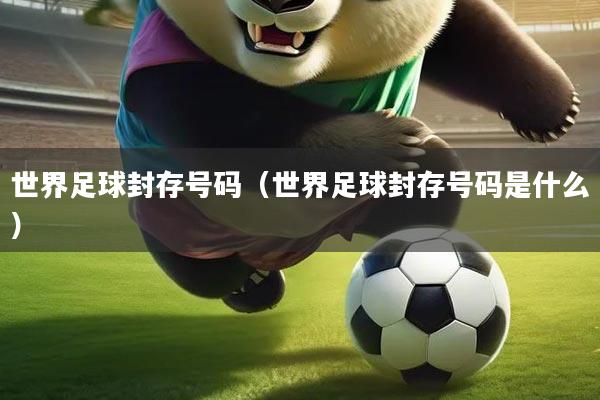 世界足球封存号码（世界足球封存号码是什么）
